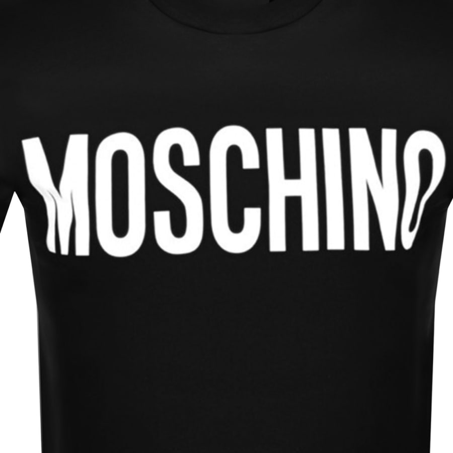 Moschino Logo T Shirt Black